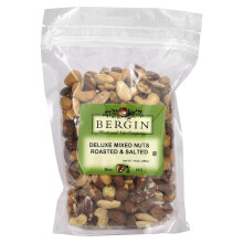 Bergin Fruit and Nut Company, Deluxe Mixade Nötter, Rostade & Saltade, 16 oz (454 g)