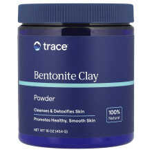 Trace Minerals Æ, TM Skincare, Argilla di Bentonite, Argilla Detossificante, 16 oz (454 g)