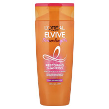 L'Oréal, Elvive, Dream Lengths, Restoring Shampoo, Pitkä, Vahingoittunut Hiukset, 12.6 fl oz (375 ml)
