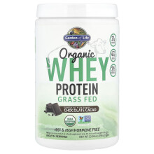 Garden of Life, Bio Milchproteinpulver, Grasgezogene, Schokoladen-Kakao, 13,96 oz (396 g)