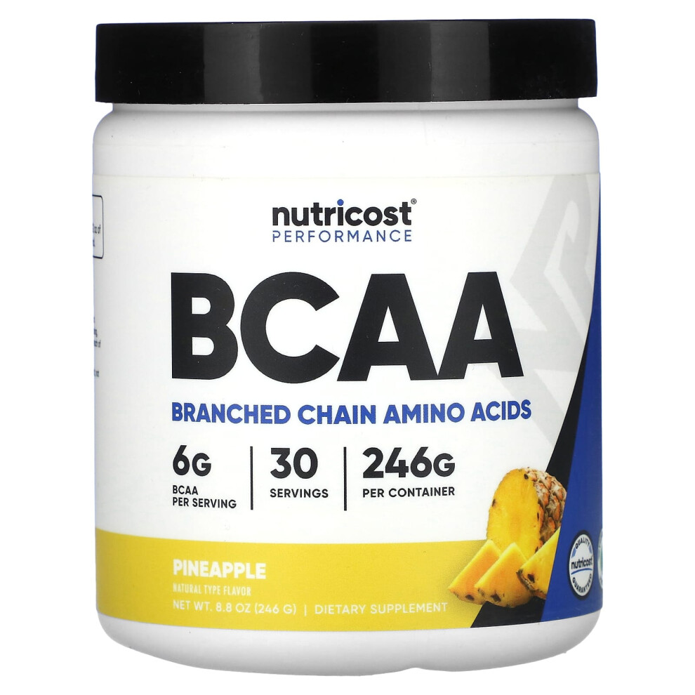 Nutricost , Performance, Bcaa, Pineapple, 8.8 Oz (246 G)
