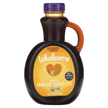 Wholesome Sweeteners, Ekologisk Pannkakssirap, Lite, 20 fl oz (591 ml)