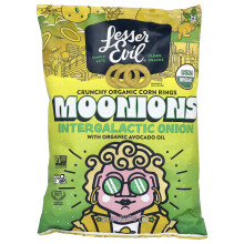 LesserEvil, Moonions, Itergalactic Cebola, 6 oz (170 g)