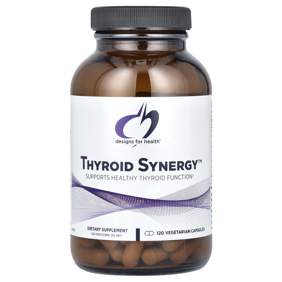Designs For Health , Thyroid Synergy, 120 Vegetarian Capsules