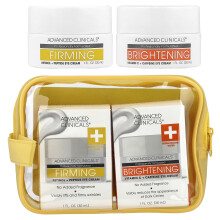 Advanced Clinicals, Cremas para los Ojos, Firmante y Brillante, 2 Conjunto