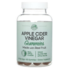 Country Farms, Apple Cider Vinegar Gummies, Real Apple, 60 Gummies