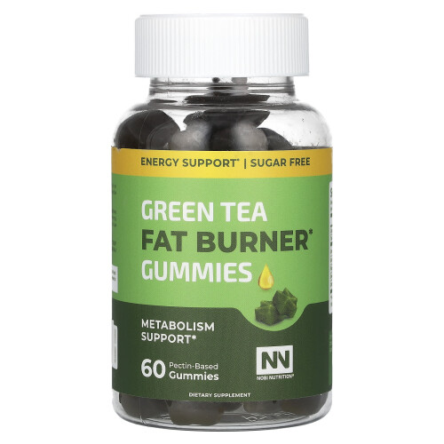Nobi Nutrition, Πράσινη Τσάι Παχυσαρκίας Burner Γλυκόζες, 60 Γλυκόζες με Πεκτίνη