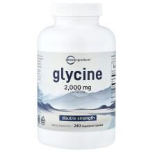 Micro Ingredients, Glysiini, 240 Kasvispilleri (500 mg per Pilleri)