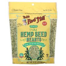 Bob's Red Mill, Hüvelyestelenített kendermag szív, 8 oz (227 g)