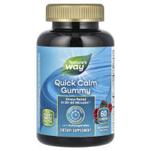 Nature's Way, Snel Kalmerende Gummy, Gemengde Vrucht, 60 Gummies