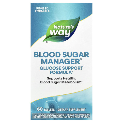 Nature's Way, Blutzuckermanager, 60 Tabletten