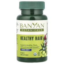 Banyan Botanicals, Banyan Botanikai, Egészséges Haja, 90 Tabletták