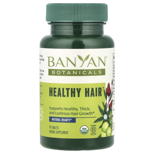 Banyan Botanicals, Sund Hår, 90 Tabletter