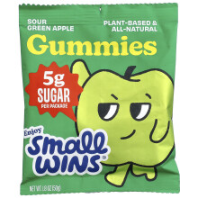 Enjoy Small Wins, Gummies, Sour Green Apple, 1,8 oz (50 g)