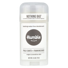 Humble Brands, Baking Soda-vrije Deodorant, Palo Santo & Frankincense , 2,5 oz (70 g)
