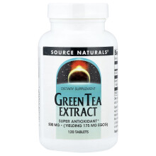 Source Naturals, Green Tea Extract, 500 mg, 120 Tablets