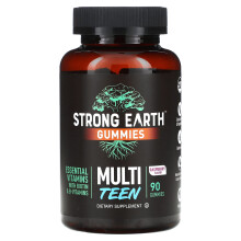 YumV's, Gummies z Ziemi, Multi Teen, Truskawka, 90 Gummies