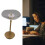 Stepless Dimmable Touch Table Lamp with 700mAh USB Rechargeable Night Light in Copper 14