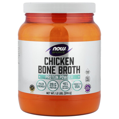 NOW Foods ΝΑΟ Τροφές, Αθλητισμός, Κρέας Οστών Πουλερικών Προτεϊνική Πώληση, 1,2 lbs (544 g)
