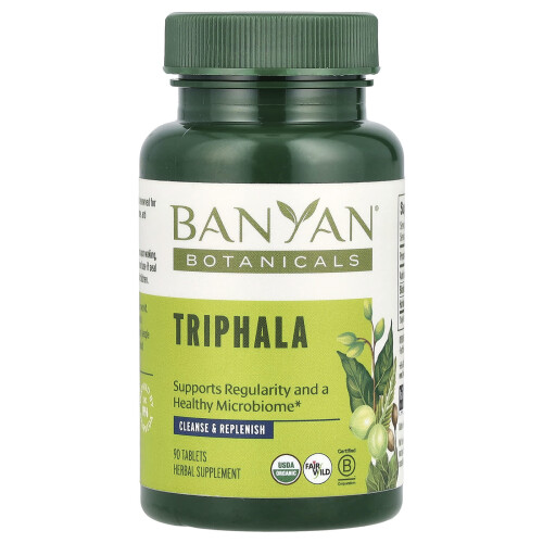 Banyan Botanicals, Triphala, 90 Tabletek