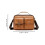 Ανδρική τσάντα ώμου Casual Crossbody, ανοιχτό καφέ, PU, ελαφριά και ρυθμιζόμενη 2