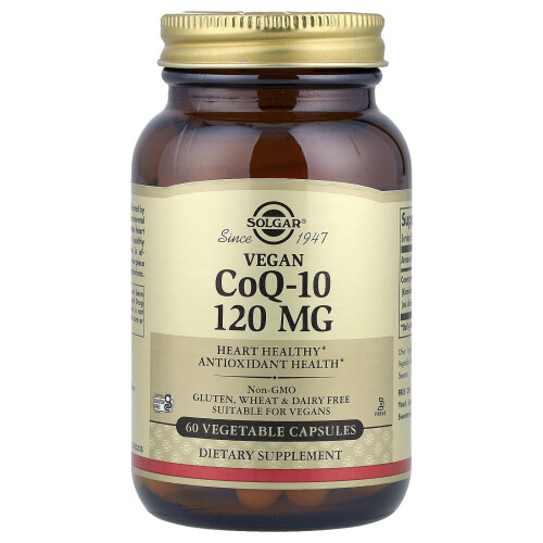 Solgar Solgar, Βεγαν CoQ-10, 120 mg, 60 Βοτάνια Καψούλες