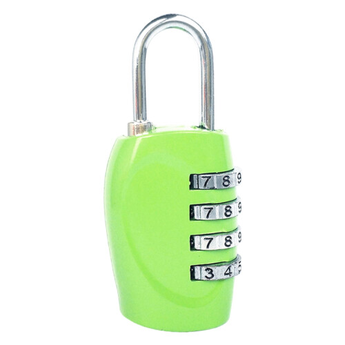Lucchetto a combinazione a 4 cifre – Lega, compatto, multicolore 1