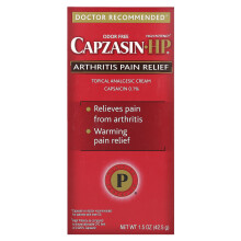 Capzasin, Artritis Smerterelieff, Fugt Fri, 1.5 oz (42.5 g)