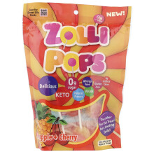 Zollipops, The Clean Teeth Pops, Cherry + Pineapple, Approx. 23-25 Pops, 5.2 oz