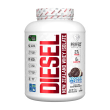 PERFECT Sports, Diesel, Aislado de Leche de Vaca de Nueva Zelanda, Cookies 'n Cream, 5 lbs (2.27 kg)