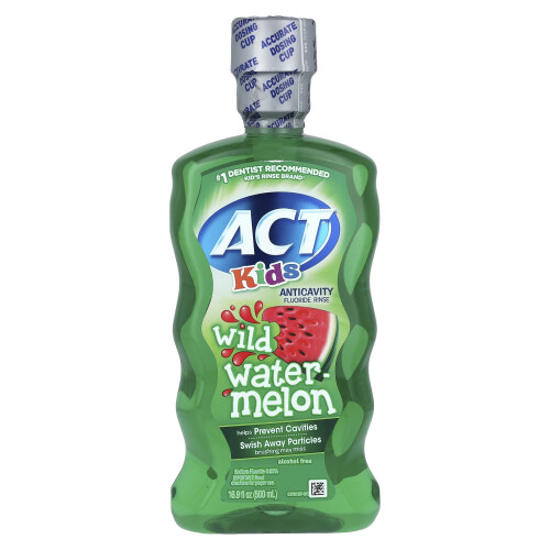 ACT Act, Kid's, Αντικαβίτιδα Φλόγισκο, Wild Watermelon, 16.9 fl oz (500 ml)