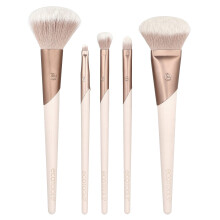 EcoTools, Luxe Collectie, Natuurlijke Elegantie Kit, Uitstekend Zachte Borstels, 5 Stuk Kit