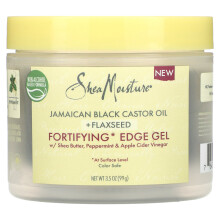 SheaMoisture, Jamaicansk Svart Kastorolja + Linfrön, Stärkande Kanten Gel, 3,5 oz (99 g)