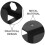 Support pour ordinateur portable sous bureau, rangement pour tablette et clavier 3