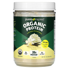 Proteína en Polvo Orgánica Purely Inspired, Crema Francia Vanilla, 1.25 lbs (567 g)