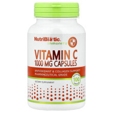 NutriBiotic, Immunitetti, Vitamiini C, 1,000 mg, 100 Glutenittomaan Pilluja