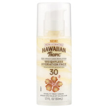 Hawaiian Tropic, Silk Hydration, Weightless Face, Oil-Free Sunscreen Lotion, SPF 30, 1.7 oz (50 ml)