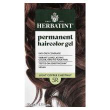 Herbatint, Permanent hårfärggel, 5R ljus kopparkastanj, 5,75 fl oz (170 ml)