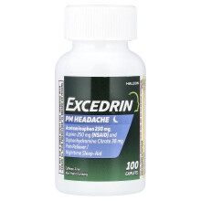 Excedrin, PM Hovedpine, 100 Kapsler