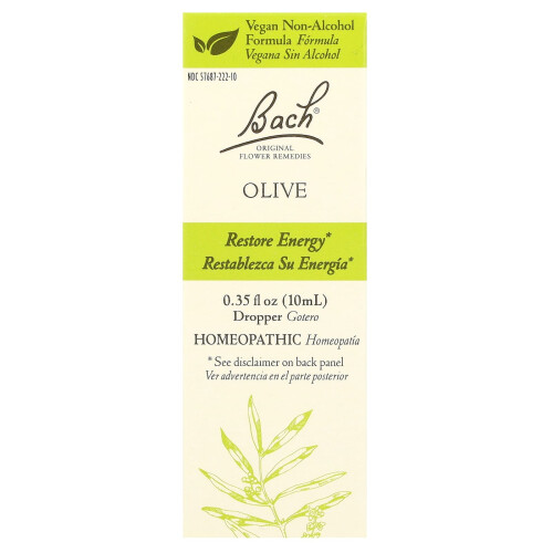 Bach Bach, Πρωτότυπη Φυτό Ρημαίνοντας, Ελιά, 0.35 fl oz (10 ml)