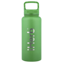 iHerb Goods, iHerb Bohtal Insulated Sports Bottle, Green, 32 oz (960 ml)