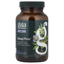Gaia Herbs, SleepThru, 120 Fito-Cápsulas Líquidas (470 mg por Cápsula)