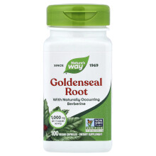 Nature's Way, Goldenseal-Wurzel, 100 vegane Kapseln (333 mg pro Kapsel)