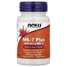 {Aisle K} NOW Foods | MK-7 Plus with K1 & MK-4 | 1 x 90 vcaps