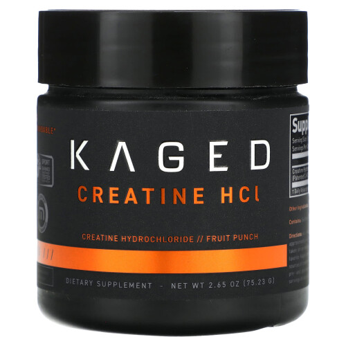 Κέιτζντ, Κρεατίνη HCl, Φρούτα Πουντς, 2.65 oz (75.23 g)