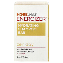Hobe Labs, Energizer, Hydrataatio Shampoo Bar, Zen Day, 4 oz (113.4 g)