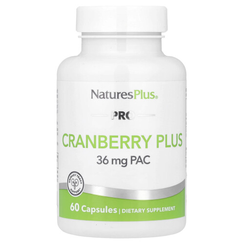 NaturesPlus, PRO Cranberry Plus, 60 Capsule (350 mg per Capsula)