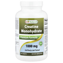 Best Naturals, Creatin-Monohydrat, 1.000 mg, 240 Tabletten
