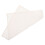 Serviettes de table carrées en coton et lin blanc, lot de 2 3