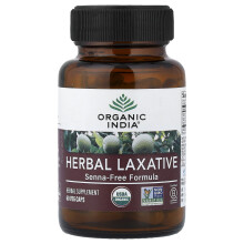 Organic India, Kruidenlaxatief, Senna-vrije Formule, 60 Veg Capsules
